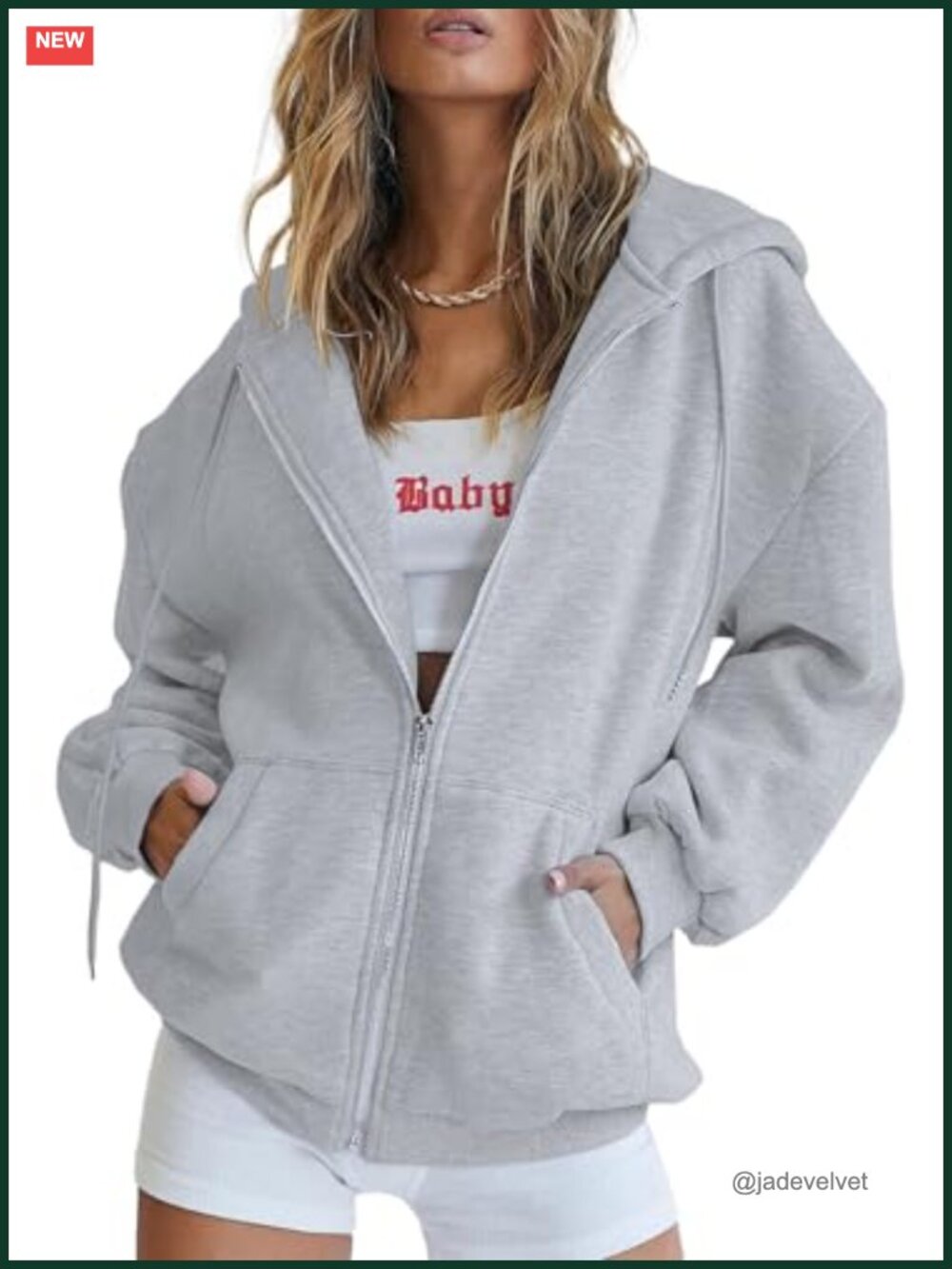PRETTYGARDEN Women's Full Zip Up Hoodie Fleece Lined Sweatshirt Casual Long